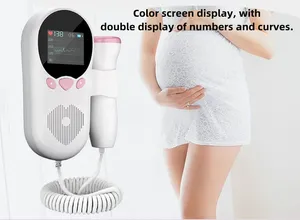 510k Portable ultrasons bébé fréquence cardiaque Machine <span class=keywords><strong>Doppler</strong></span> fœtal bébé rythme cardiaque moniteur <span class=keywords><strong>Doppler</strong></span> fœtal - Product Image 6