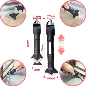 Multi-function <b>Caulking</b> Scraper Grout <b>Removal</b> <b>Tool</b> for Tile Joint Cleaning With 5 Size Pads Sealant Smooth <b>Remover</b> <b>Tool</b> Set - Product Image 4