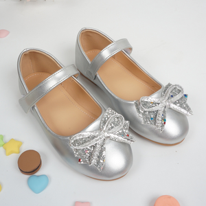 Nouvelles chaussures de princesse à paillettes pour filles, chaussures en cuir PU pour bébé fille, chaussures de mode pour enfants - Product Image 1