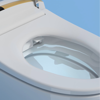Nouveau design d'une seule pièce intelligente intelligente toilette en céramique capteur automatique électrique rinçage avec application de salle de bain à commande vocale