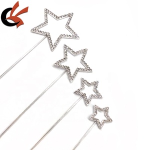 Verschiedene Größen Sternform Bling Kristall Strass Cake Topper
