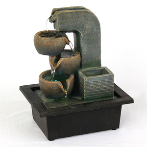 น้ำพุจิ๋วงานฝีมือชุนซาน 110-230V ของตกแต่งภายในบ้าน สำนักงาน ของขวัญเสริมฮวงจุ้ย - Product Image 2