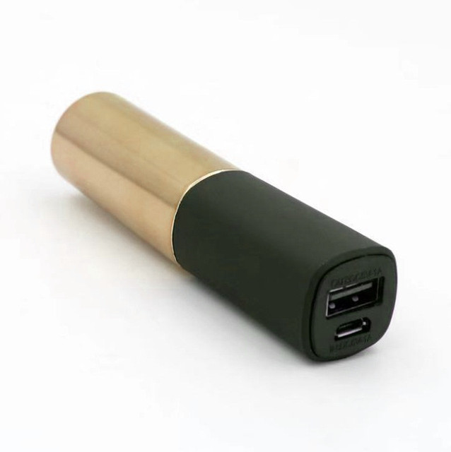 ONE024 Good Quality New Design Ultra Slim Polymer Battery Power Bank 2600mah Portable Lipstick Shape Power Banks