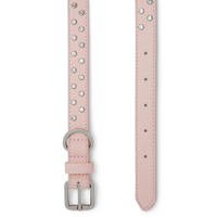 Collier pour chien en cuir PU souple de luxe, personnalisé par l'usine OEM, réglable, avec boucle à ardillon en métal et anneau en D, durable et ajustable
