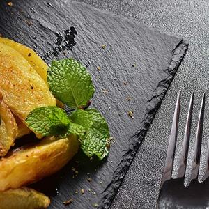 Planche à découper fromage en pierre, <span class=keywords><strong>ardoise</strong></span> naturelle noire de haute qualité - Product Image 6