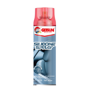 สเปรย์ซิลิโคน <span class=keywords><strong>GETSUN</strong></span> 450 มล. สำหรับขัดเงาภายในรถยนต์ ฟื้นฟูพื้นผิวพลาสติก ยาง หนัง ปกป้องและเพิ่มความเงางาม - Product Image 2