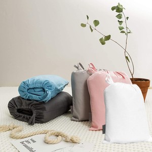 Woqi <strong>Blue</strong> and pink Cotton Travel Sheet Sleep Sack Adult Travel <strong>Sleeping</strong> <strong>Bag</strong> for Hotels Camping Hiking <strong>Sleeping</strong> <strong>Bag</strong> Liner - Product Image 6