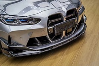 Pour BMW G81 M3 Touring Kit de carrosserie en Fiber de carbone sèche M3 Touring AE Diffuseur de lèvre avant en Fiber de carbone Spoiler Jupe latérale Capot