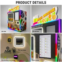 Distributeur automatique de smoothies en libre-service Easyfun avec surveillance à distance et gestion des stocks pour les distributeurs mondiaux