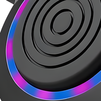 Machine de boxe musicale intelligente avec lumière LED, entraîneur de boxe mural, équipement de fitness à domicile pour soulager le stress