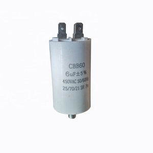 <span class=keywords><strong>Condensateur</strong></span> polypropylène <span class=keywords><strong>cbb60</strong></span> <span class=keywords><strong>6uf</strong></span> avec vis SH 25 70 21 - Product Image 1