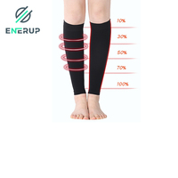 Manchons de compression pour mollets 20-30 mmHg pour hommes, chaussettes de compression sans pieds pour le traitement des varices et soulagement des douleurs aux jambes
