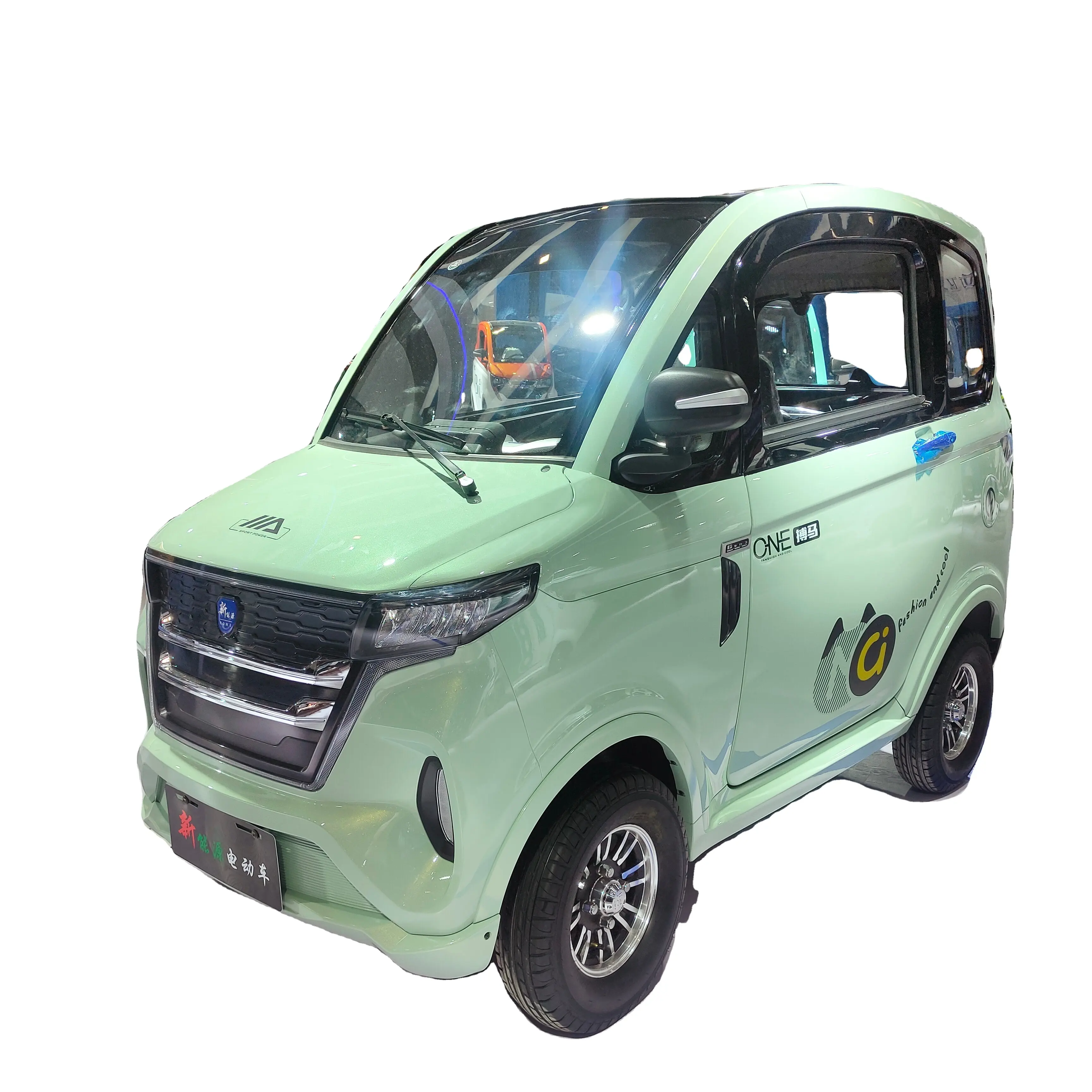 Cheap Electric vehicle cabin scooter mini electric car 2 seats 4 wheel electric vehicles import from china