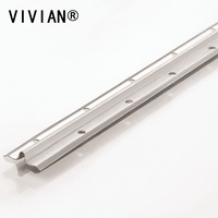 Saluran Logam VIVIAN yang Tahan Lama dengan Lubang Berlubang untuk Rangka Drywall dan Penyangga Masonry