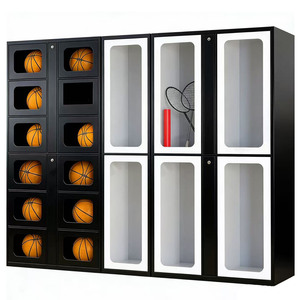 Casiers de <span class=keywords><strong>location</strong></span> de ballons de basket intelligents de haute qualité avec serrure électronique, assemblés, durables, pour le rangement d'équipements sportifs - Product Image 6