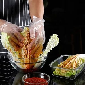 50 pièces/paquet, gants jetables en CPE, imperméables, résistants à l'huile, épais, pour barbier, salon de beauté, cuisine, alimentation - Product Image 2