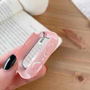 Protecteur plein écran en verre trempé avec boutons et emballage pour Apple Smart Watch Series 7 49MM 45MM boîtier de montre - Product Image 4