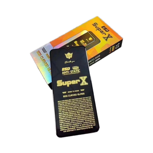 ESD OG cao cấp nhôm siêu x Dày 9H 2.5D bán kính tempered glass bảo vệ màn hình cho iPhone điện thoại di động chống trầy xước - Product Image 1