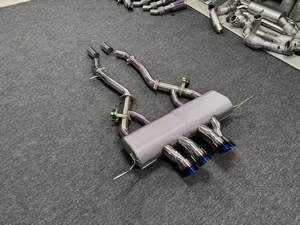 Nouvel échappement Valvetronic Bleu <span class=keywords><strong>Hetu</strong></span> G87 M2 pour 3.0T avec sortie centrale en acier inoxydable, ajustement parfait, garantie 1 an, remplacement - Product Image 4