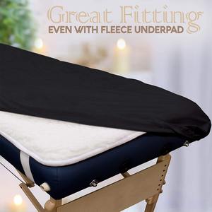 Soins <span class=keywords><strong>de</strong></span> santé personnalisés en gros 3 pièces poly coton thérapie Spa <span class=keywords><strong>Massage</strong></span> <span class=keywords><strong>Table</strong></span> <span class=keywords><strong>de</strong></span> lit draps ensemble <span class=keywords><strong>de</strong></span> couverture - Product Image 3