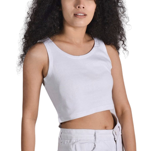 Débardeur col rond 100% coton Pima premium pour femme, toucher extra doux et durable, un essentiel de luxe pour tous les jours. - Product Image 2