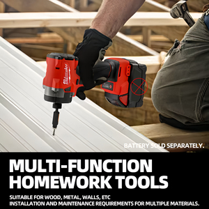 Máy vặn vít điện cầm tay 18V, thiết kế tay cầm chống trượt, không chổi than, 2600IPM, dụng cụ điện nhỏ gọn, máy vặn vít tác động tần số cao - Product Image 6