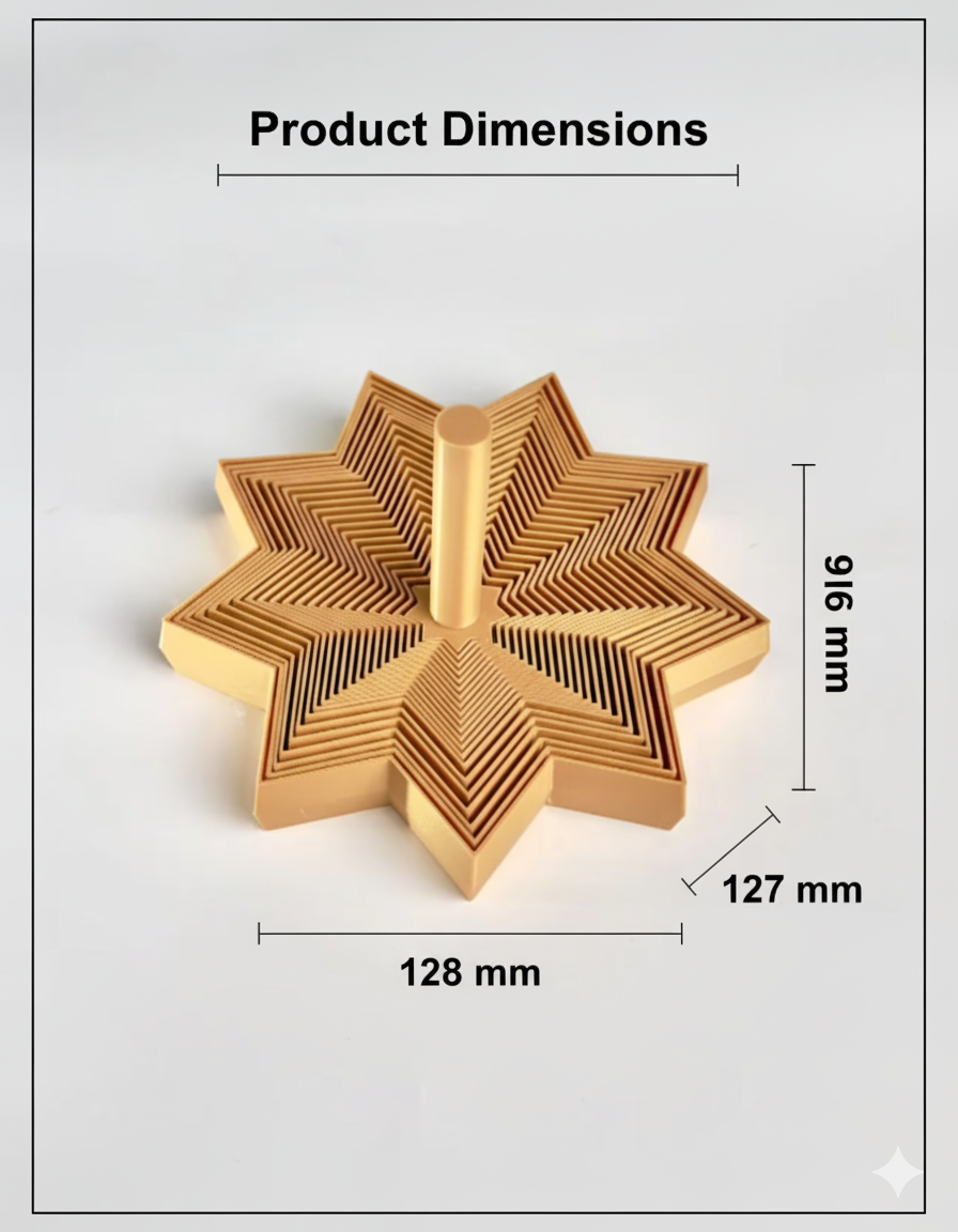 Creative 3D Printed Little Star Decompression Toy Model Unisex Kids Star Decompression Artifact Desktop Decoration Gift