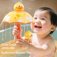 Jouet de bain parapluie, jouet aquatique rotatif pour le plaisir des bébés et des tout-petits dans la salle de bain