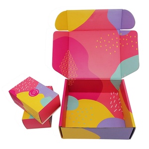 Colorful Design Luxury Shipping Mailer Folding Paper Packaging Box for Sweater <b>Clothes</b> Jewelry - Product Image 1