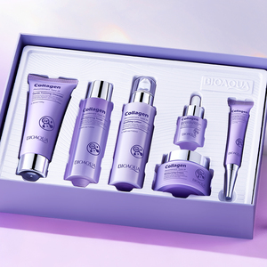 Set <span class=keywords><strong>de</strong></span> Cuidado Facial BIOAQUA <span class=keywords><strong>de</strong></span> Colágeno Recombinante Tipo III, <span class=keywords><strong>Productos</strong></span> Naturales Antiarrugas, Iluminadores y Reafirmantes - Product Image 1
