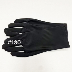 Guantes de Microfibra Suaves Negros de Talla Grande con Logotipo Personalizado para Limpieza, Lavado y Pulido de Relojes y Joyas - Product Image 1