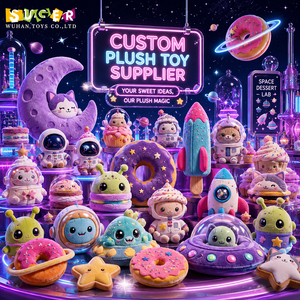 <span class=keywords><strong>Porte</strong></span>-clés en peluche mini-desserts personnalisés pour les boutiques de cadeaux et les machines à griffes, en tissu recyclé, faible MOQ, vente en gros directe usine - Product Image 1