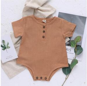 Ropa Orgánica para Bebés, Body Certificado GOTS, Mameluco de Lino sin Espalda para Bebés - Product Image 2