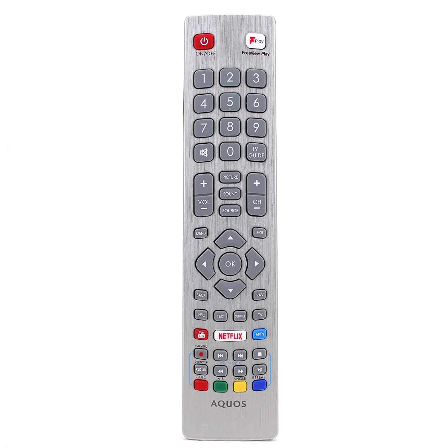 2020 new Original IR Remote Control For Shar Aquos 3D Smart TV google Play You-tube Netflix APPs SHWRMC0115 Android TV controller