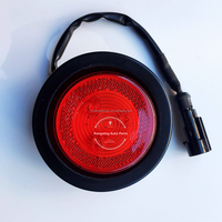 Feux de coin pour remorque CIMC 24V / Feux de coin pour remorque Huajun de 2,5 pouces rouges, jaunes et blancs
