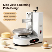 Machine automatique pour étaler la crème et décorer les gâteaux d'anniversaire, pour le polissage