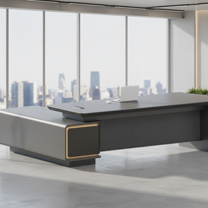 Scrivania da Ufficio Modulare Ergonomica Moderna, <span class=keywords><strong>Arredamento</strong></span> <span class=keywords><strong>per</strong></span> Ufficio Dirigenziale di Alta Qualità <span class=keywords><strong>per</strong></span> <span class=keywords><strong>Uffici</strong></span> Commerciali e Aziendali - Product Image 1