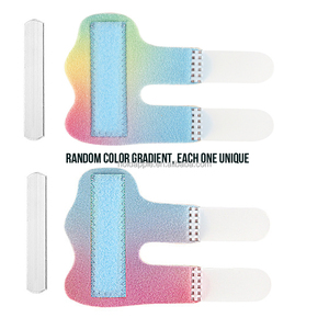<strong>Colorful</strong> Fingers Braces Sleeve Soft Immobilizer Hand <strong>Splint</strong> Support Ring Reusable Index Broken Stabilizer Metal Finger <strong>Splints</strong> - Product Image 3