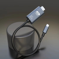 Câble USB C vers HDMI compatible 4K 60Hz 30Hz 8K, adaptateur Type C, convertisseur HDTV pour téléphone 15 MacBook