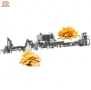 Ligne de production entièrement automatique de chips de pommes de terre Gelgoog, machine de fabrication et d'emballage de chips de pommes de terre fraîches, ligne de friture continue de pommes de terre - Product Image 4