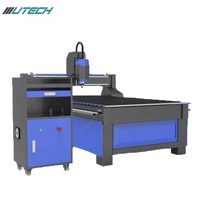 Routeur CNC à bois haute précision UTECH 1325 de Chine avec moteur servo, broche simple et pompe pour la découpe de meubles et le travail du bois
