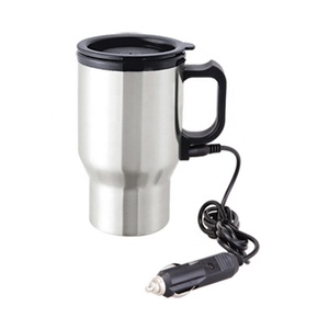 Toptan 16oz bpa ücretsiz çift duvar özel logo paslanmaz çelik elektrikli oto kaloriferi kahve usb kupa ısıtıcı - Product Image 5