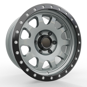 Jantes tout-terrain Wheelman 17X9 noires 4x4 6/5 trous 17 pouces en alliage d'aluminium A356.2, capacité de charge 1000 kg, neuves pour rénovation/amélioration - Product Image 1