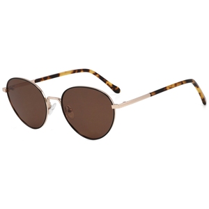 Gafas de Sol Ovaladas con Montura Metálica Completa, Lentes Degradadas, 100% Protección UV, Unisex, Casuales, para Adultos - Product Image 6