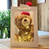Ours en peluche personnalisable, autres jouets en peluche, confort pour bébé, lesté, mignon, design Kawaii, fabriqué en coton PP, anniversaires