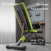 Chaise de fitness pliable multifonctionnelle en acier avec banc de musculation et assistance pour les sit-ups pour la maison/usage intérieur