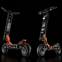 Scooter électrique HOOGA Daytona 4000W à double moteur, 72V 40Ah, 120 km/h, autonomie de 100 km, motos tout-terrain pour adultes, frein à disque hydraulique