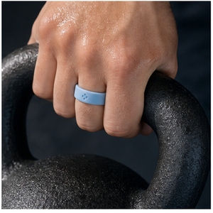 เคสวงแหวนสีฟ้าใสสำหรับ Oura Ring 4 Gen 3, ตัวป้องกันซิลิโคนแบบมีโลโก้สั่งทำได้, ดีไซน์เกมเมอร์ย้อนยุค, ป้องกันรอยขีดข่วนแบบบาง - Product Image 5