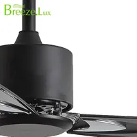 Ventilador de lámpara moderno de 55 "Ventilador de refrigeración de motor eléctrico de CC moderno