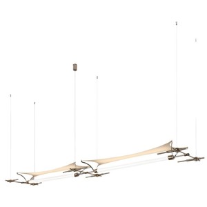 Lampe suspendue moderne minimaliste, longue, LED E27, avec commande par interrupteur, pour bureau, restaurant, bar, réception d'hôtel - Product Image 5